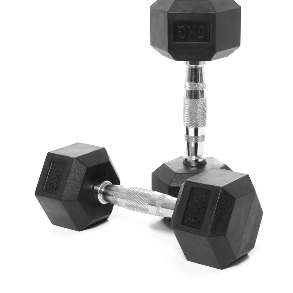 2pc 2.5kg/ 5kg/7.5kg Hexagon Dumbbells