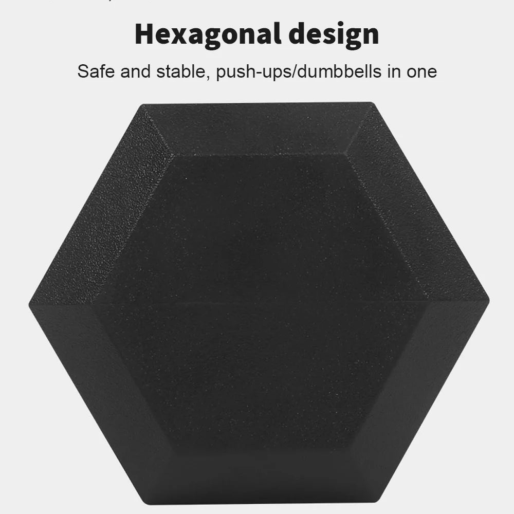 2pc 2.5kg/ 5kg/7.5kg Hexagon Dumbbells